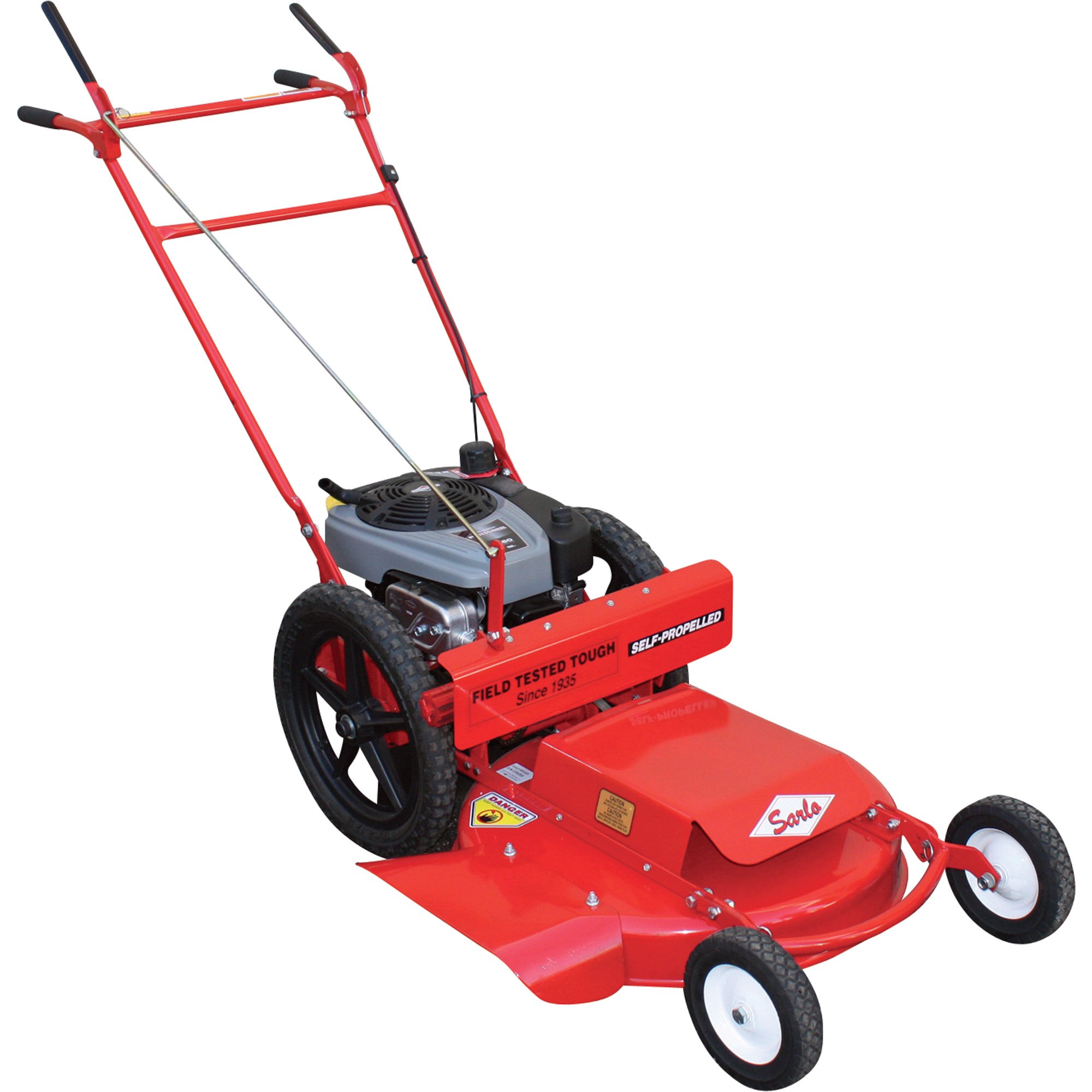 Sarlo Self-Propelled High Wheel Push Lawn Mower — 190cc Briggs & Stratton Professional Series Engine, 24in. Deck, Model# WX24SP